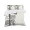 Designart 'Glam Dancing shape IV' Glam Bedding Set - Duvet Cover & Shams